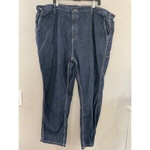 Carhartt Jeans Mans Cotton Blue Carpenter Flame resistant Size 50x30